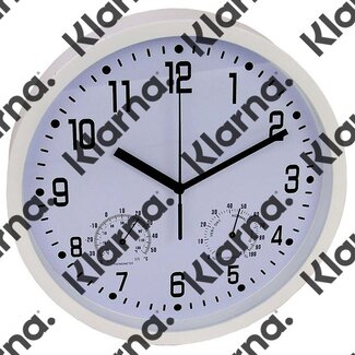 Gifts@Home Wandklok, hygro- / thermometer 25cm