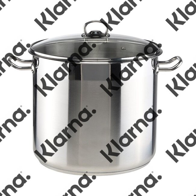 Haushalt International Kookpan met glazen deksel - 15 liter