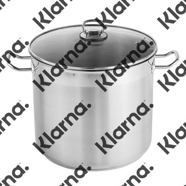 Haushalt International Kookpan met glazen deksel - 15 liter