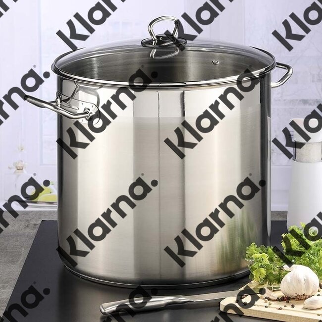 Haushalt International Kookpan met glazen deksel - 15 liter