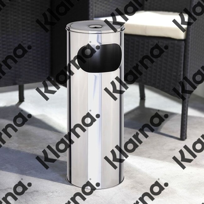 Haushalt International Asbak RVS - met afvalbak