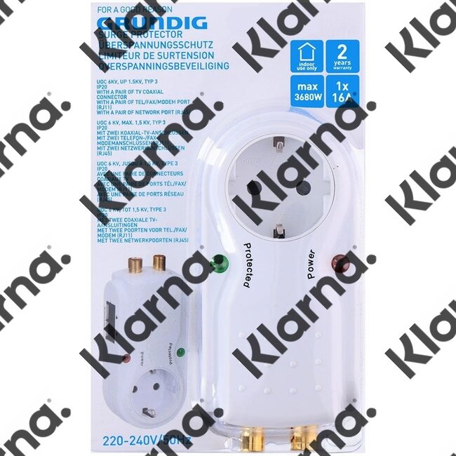 Grundig Overspanningsbeveiliging
