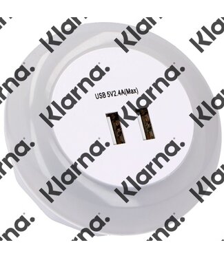 Grundig Nachtlamp met 2 USB-laders