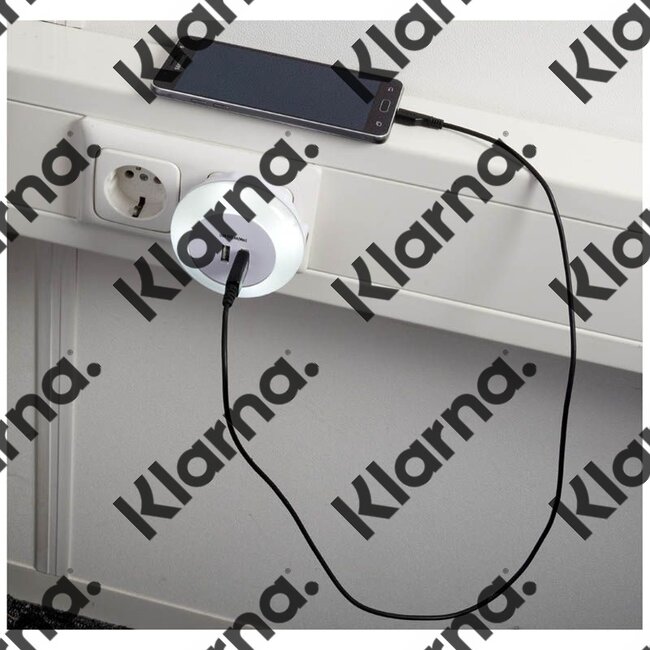 Grundig Nachtlamp met 2 USB-laders