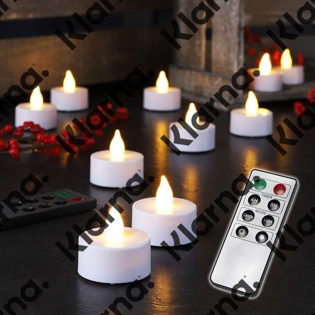 Haushalt International LED Theelichtjes - 10 stuks