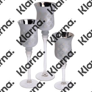 Home&Styling Set van 3 luxe kandelaren