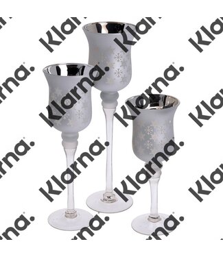Home&Styling Set van 3 luxe kandelaren