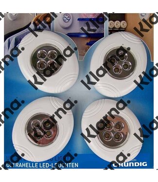Grundig Ultraheldere POD-lamp, set van 4 stuks