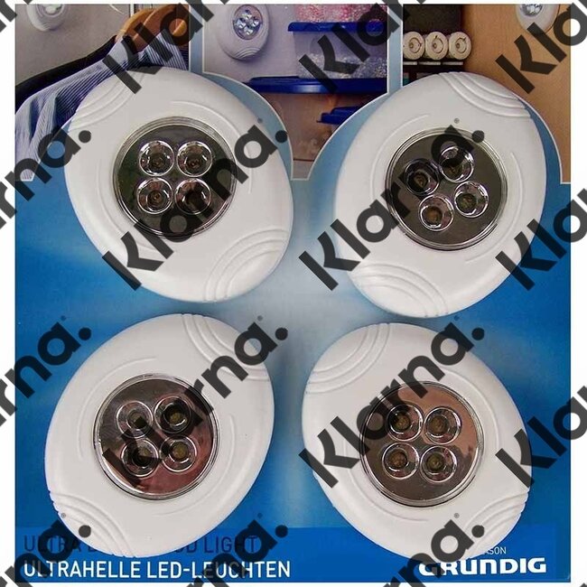 Grundig Ultraheldere POD-lamp, set van 4 stuks