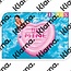 Intex Luchtbed Candy Heart Island - 145cm
