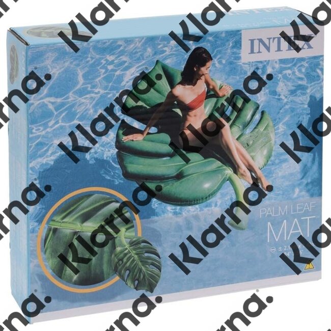 Intex Luchtbed - Palmblad - 213x142cm
