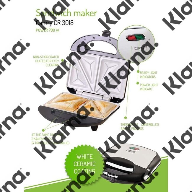 Camry CR3018 - Tosti apparaat