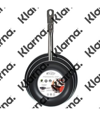 San Ignacio Koekenpannenset - RVS handvat - 20-24-28cm