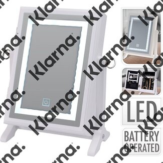 Sieradenkast met spiegel en licht