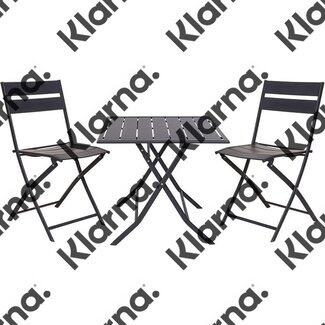 Aluminium bistroset - 3-delig