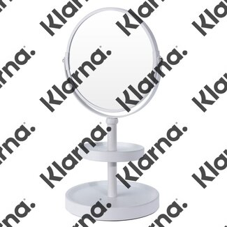 Ceruzo Make-up spiegel - dubbelzijdig - vergrotend - wit