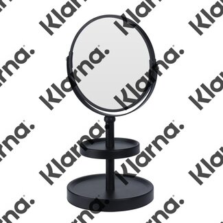Ceruzo Make-up spiegel - dubbelzijdig - vergrotend - zwart