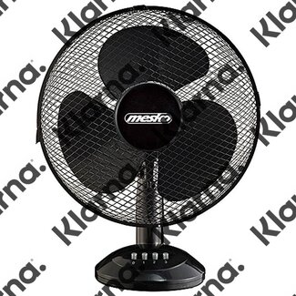 Mesko MS7310 - Tafelventilator zwart - 40cm