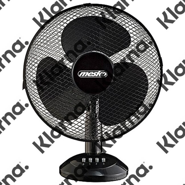 Mesko MS7310 - Tafelventilator zwart - 40cm