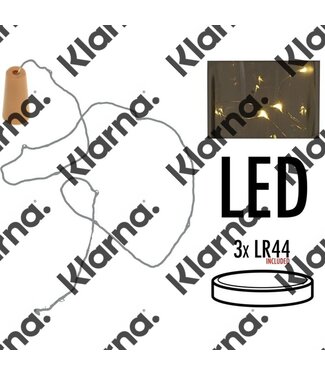 Kurk met 8 LED lampjes