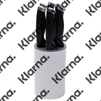 Renberg RVS  steakmessen in houder (7 dlg)