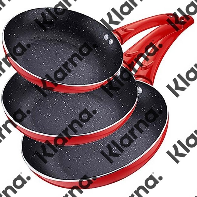 Renberg Koekenpannenset rood