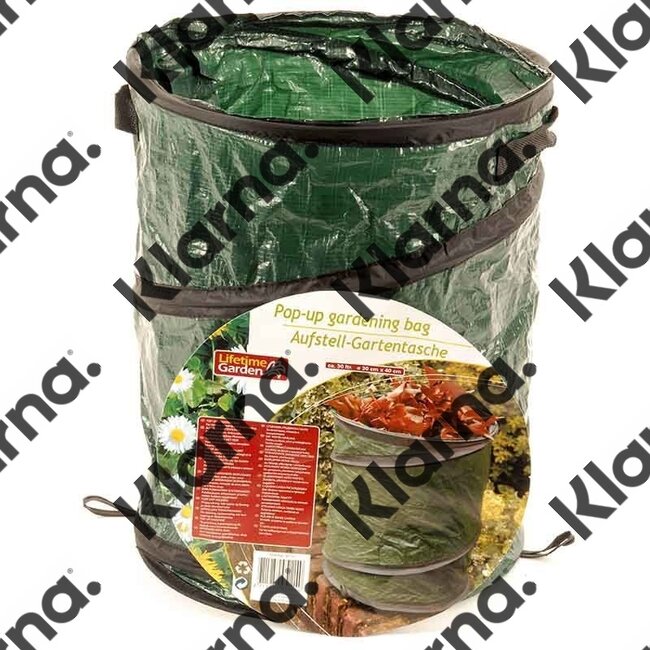 Lifetime Garden Opvouwbare Pop-Up tuinafvalzak, 30 liter