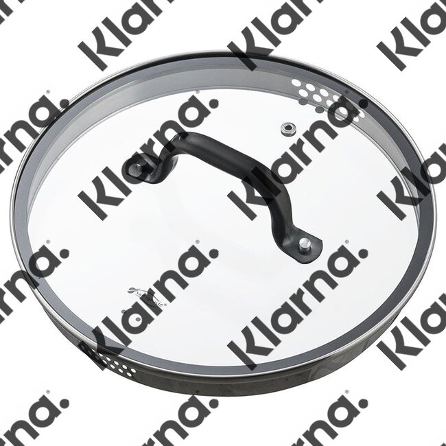 San Ignacio RVS kookpan met glazen deksel, Ø 28x16,5 cm, 9 liter - serie Vita