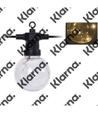 Feestverlichting 10 LED-lampen - met timer - op batterij