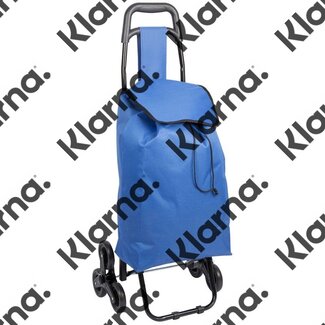 Boodschappentrolley - Handige Trappenloper - blauw