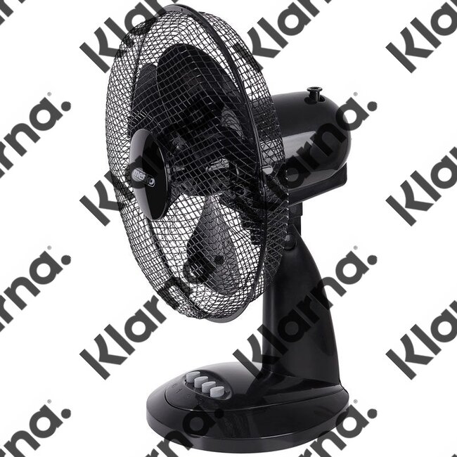 Mesko MS7309 - Tafelventilator zwart - 30cm
