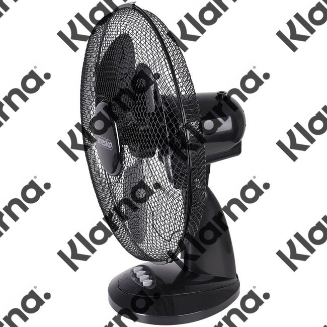 Mesko MS7308 - Tafelventilator zwart - 23cm