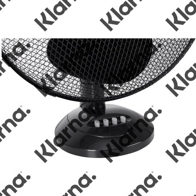 Mesko MS7308 - Tafelventilator zwart - 23cm