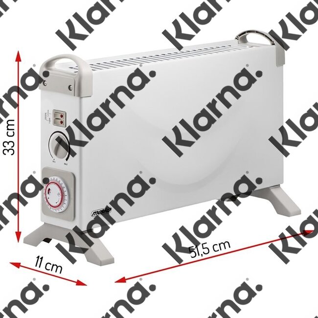 Mesko MS 7713 - Convector kachel - met timer
