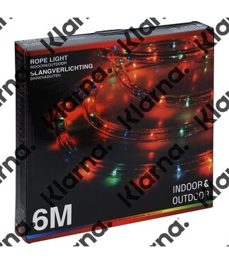Lichtslang 6 meter multicolor