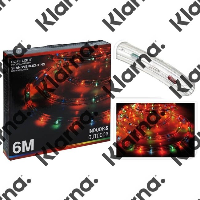 Lichtslang 6 meter multicolor