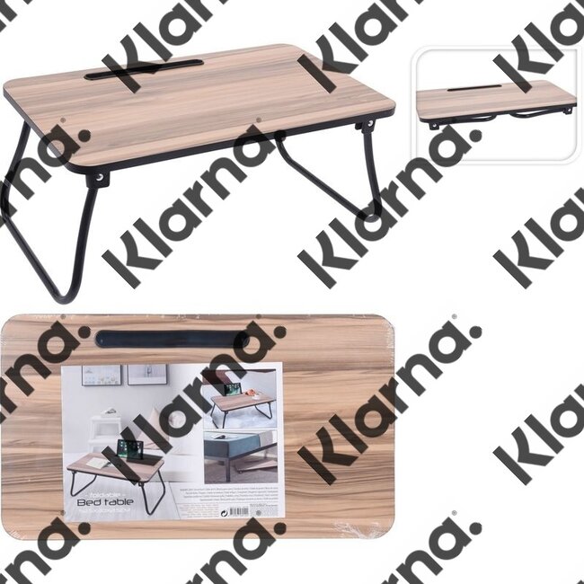 Bedtafel - inklapbaar - 52x30x22cm