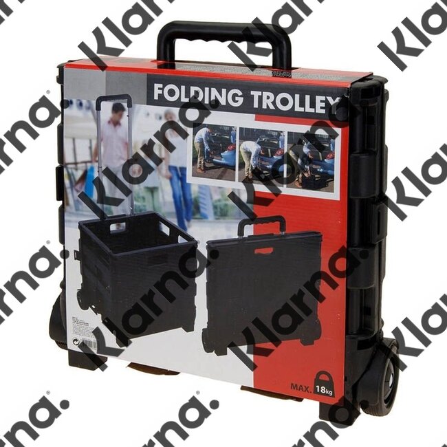 Trolley met vouwkrat
