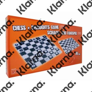 Schaak- / damspel 120x120 cm