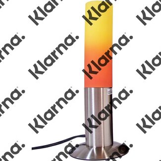 Roestvrijstalen tafellamp Duo Tone (27cm)