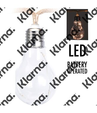 Jute touwslinger - 10 lamps - 2.25m
