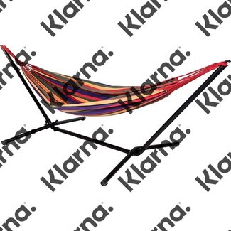 Hangmat met metalen standaard