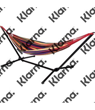 Hangmat met metalen standaard