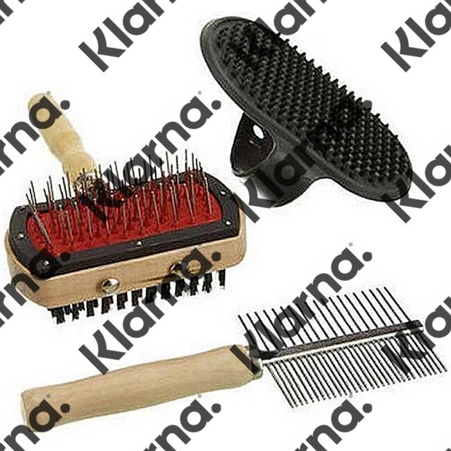 Borstelset voor honden en katten