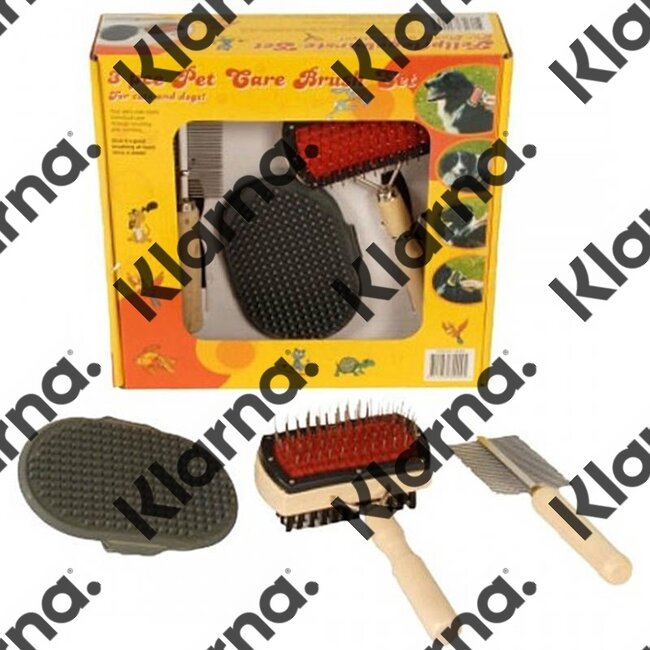 Borstelset voor honden en katten