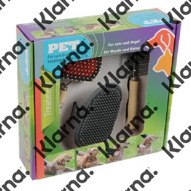 Borstelset voor honden en katten