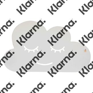 Wandlamp wolk - met afstandsbediening