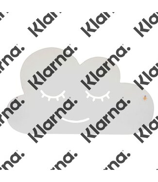 Wandlamp wolk - met afstandsbediening