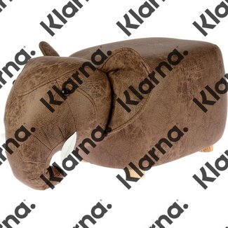 Poef olifant - voetenbank