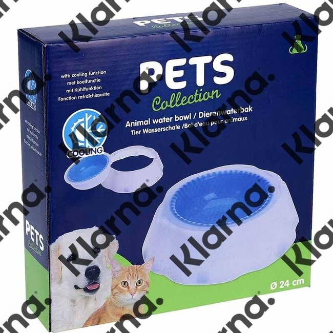 Pets Collection Dierenwaterbak met koelfunktie - 24cm